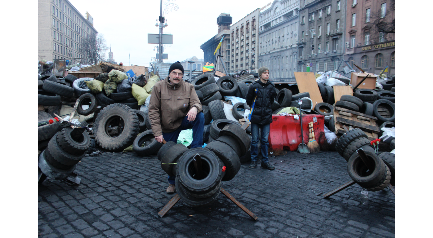 Kyiv end of Maidan Revolution  Ukraine - Phil durst